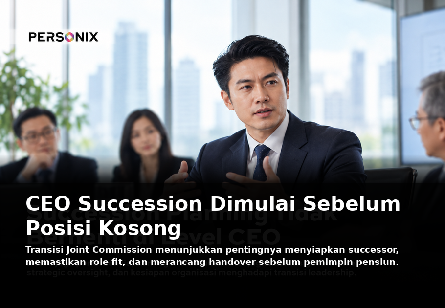 CEO Succession: Pelajaran dari Joint Commission Menyiapkan Transisi Sebelum Pemimpin Pensiun